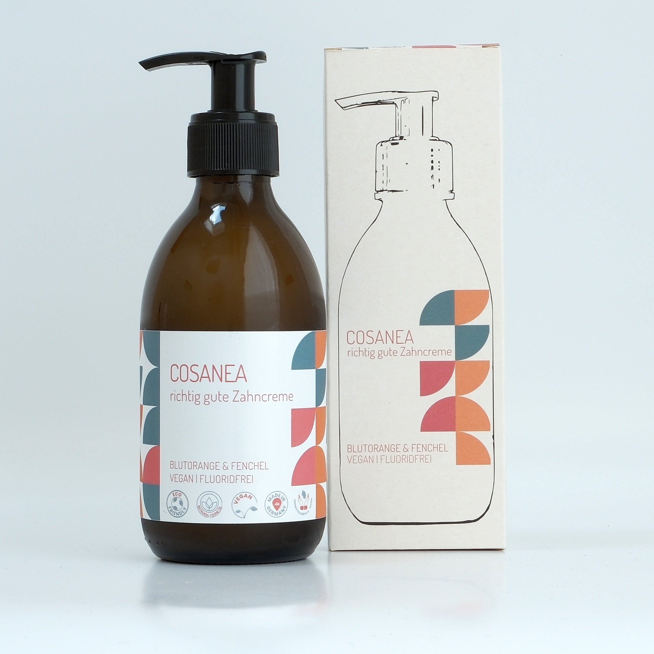 cosanea-blutorange-fenchel-zahncreme-fluoridfrei-starterset-250ml image 2