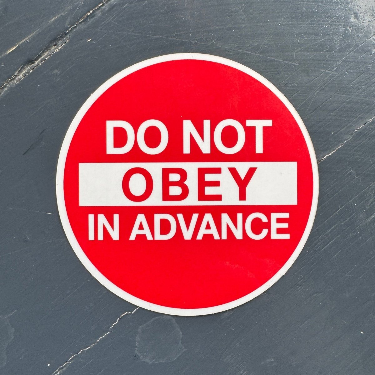 jao-accessories-do-not-obey-sticker-aufkleber image 2