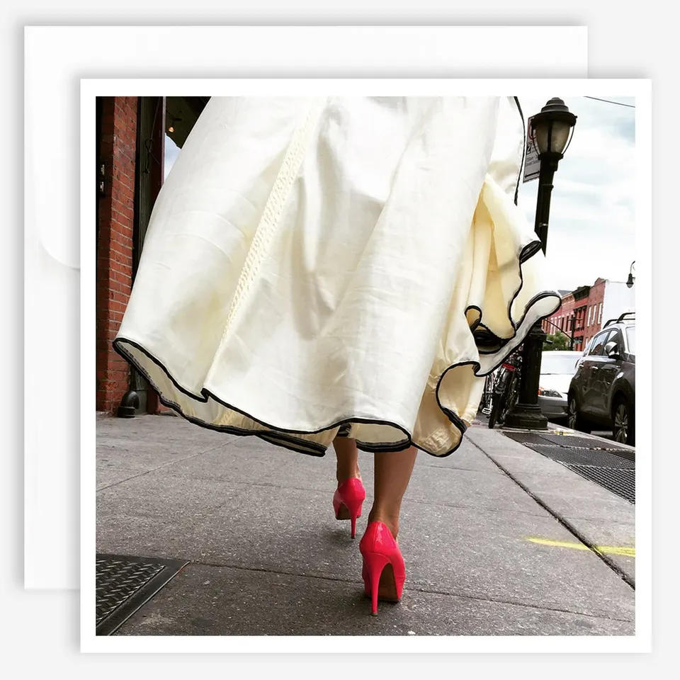 jao-note-cards-gru-karte-sexy-shoe-high-heel-motiv image 1