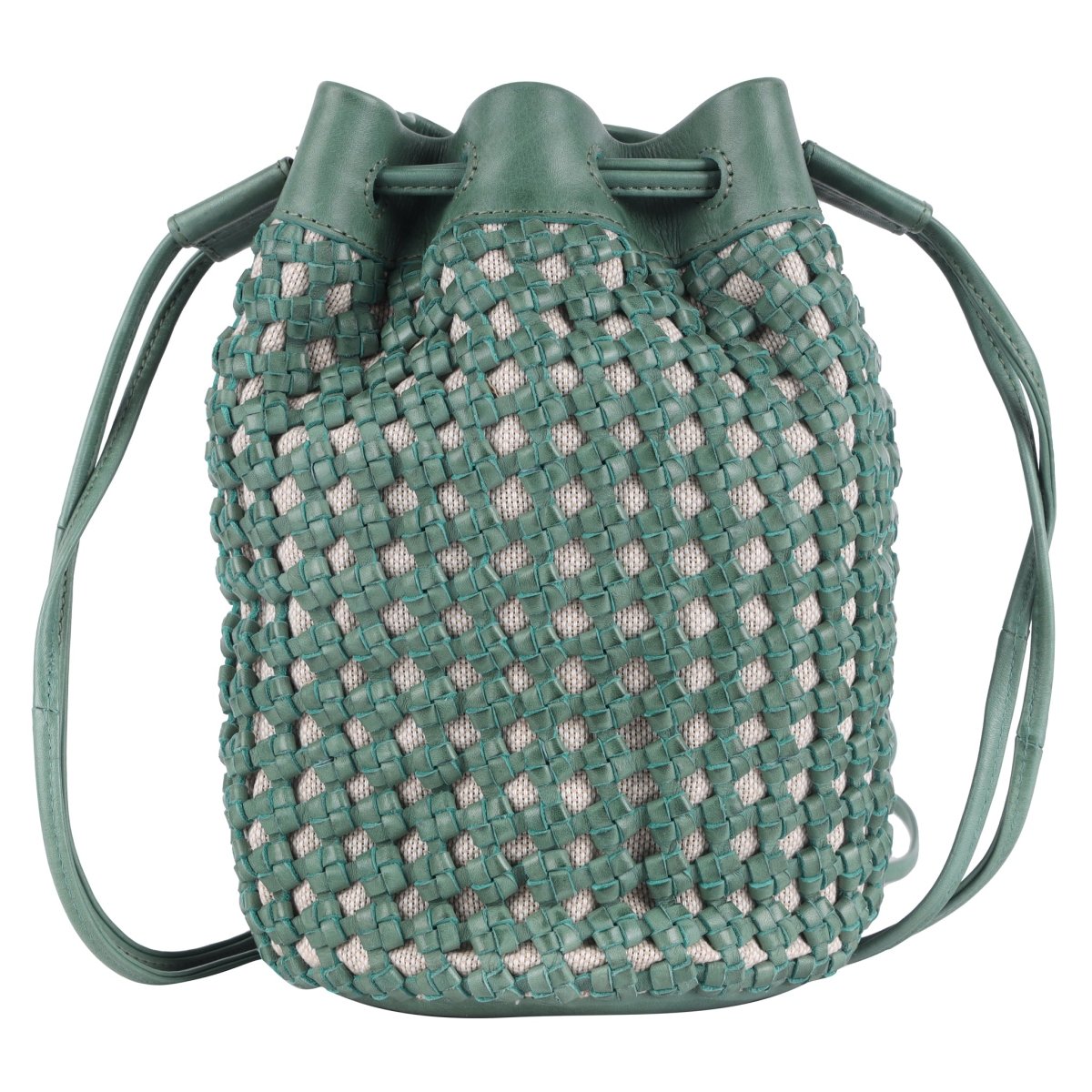 jao-brand-woven-crossbody-bag-ledertasche-geflochten-t-rkis image 7