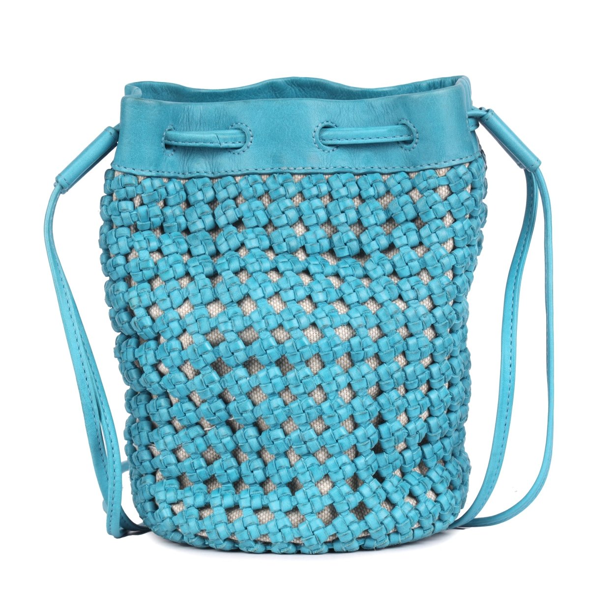 jao-brand-woven-crossbody-bag-ledertasche-geflochten-t-rkis image 5