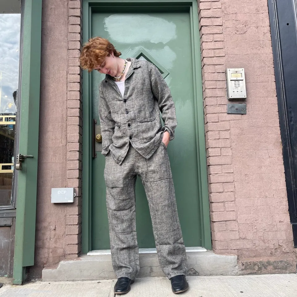 jao-brand-clothing-4-button-chore-jacket-earth-jacke-small image 1