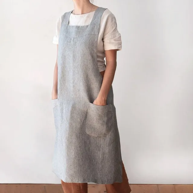 jao-kitchen-utility-apron-sch-rze-leinen-k-che-garten-werkstatt image 1
