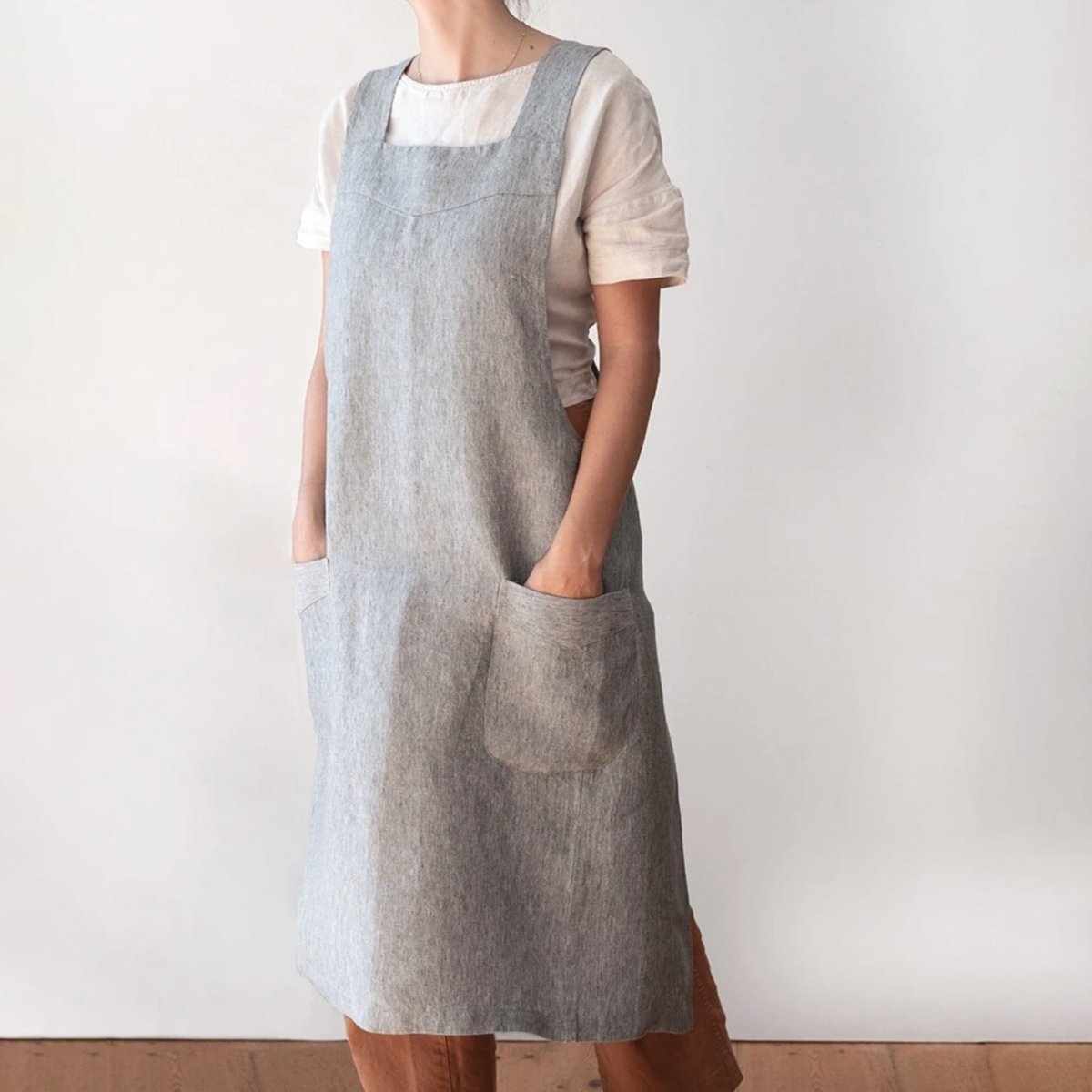 jao-kitchen-utility-apron-sch-rze-leinen-k-che-garten-werkstatt image 1
