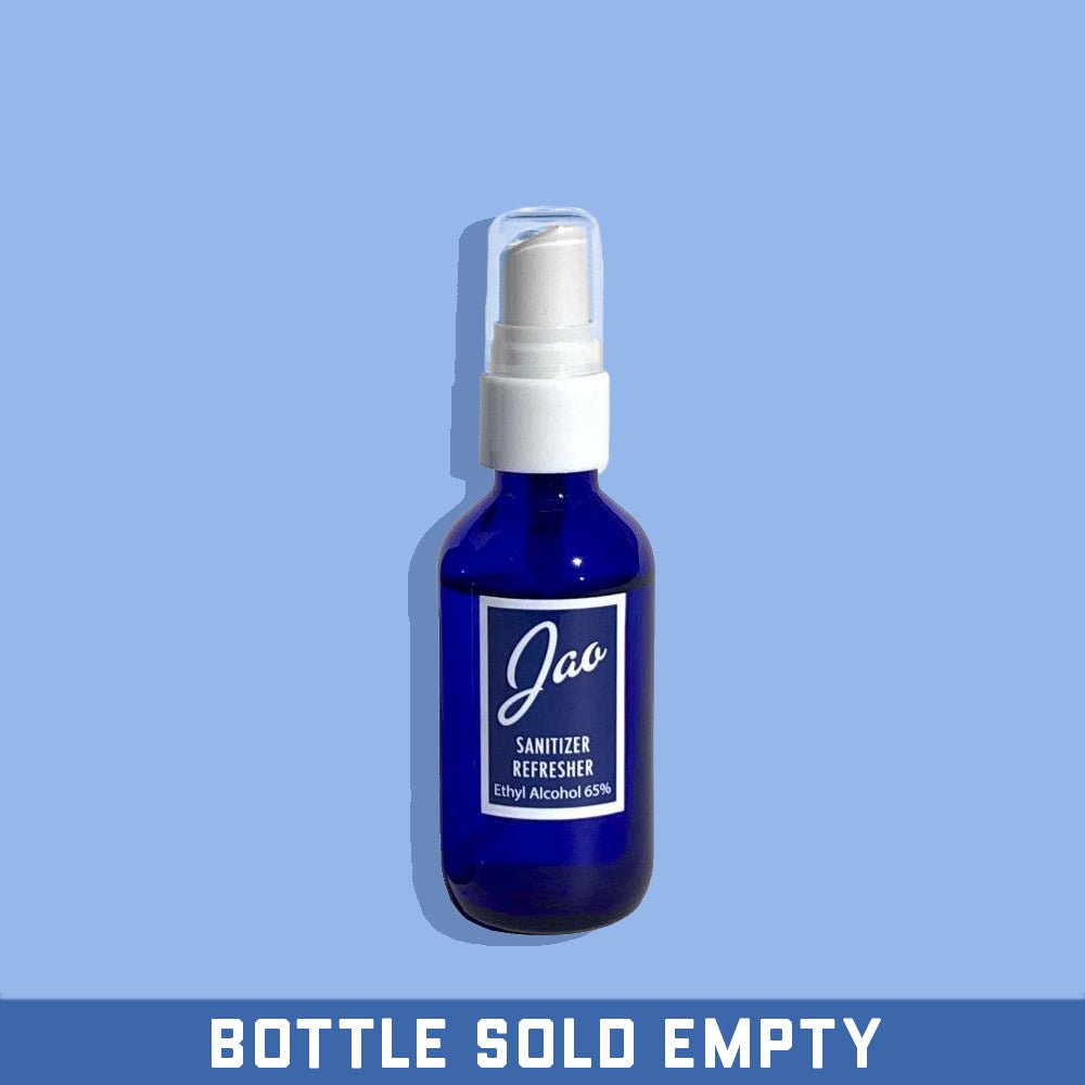 jao-empty-2oz-glass-bottle-glasflasche-blau-nachf-llbar image 1
