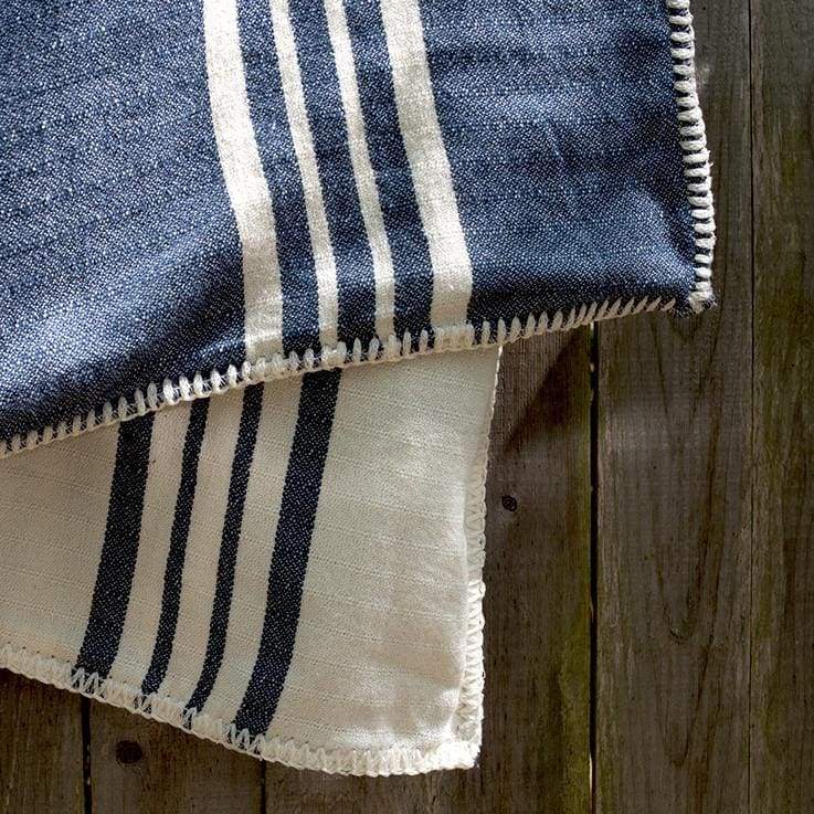 jao-blankets-farmer-stitch-blanket-decke-blau-zweiseitig image 2