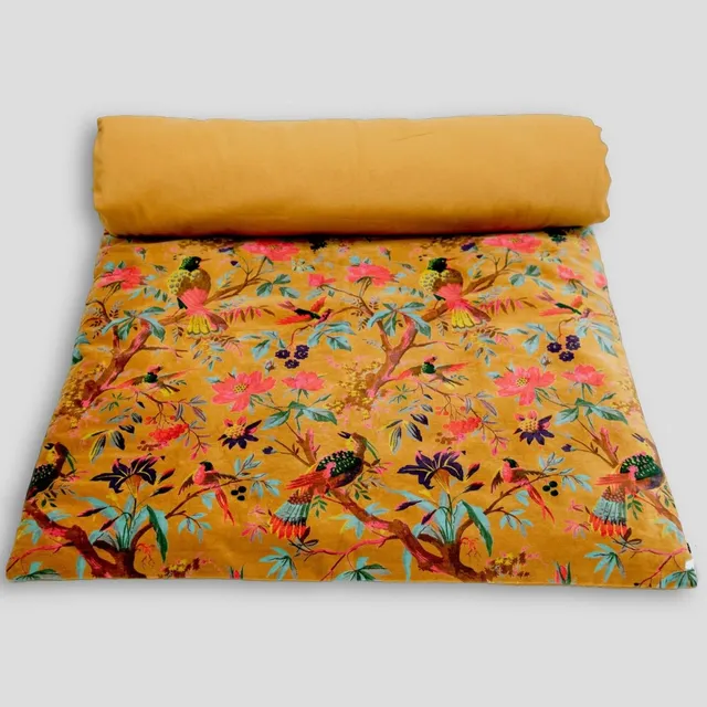 jao-brand-french-birdy-bedroll-decke-chamois-samt image 1