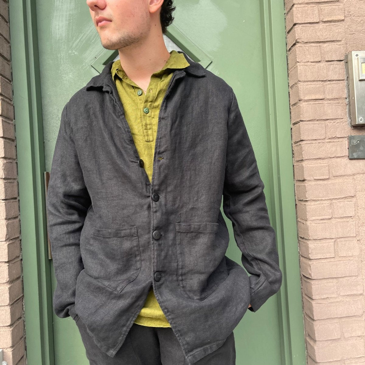 jao-clothing-4-button-chore-jacket-schwarz-gr-e-m image 1