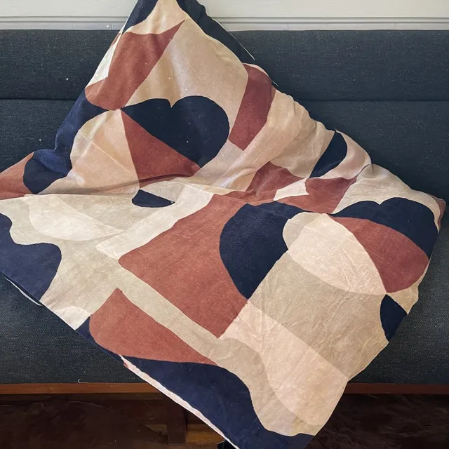 jao-french-bedroll-velour-modern-wohndecke-bronze-velours image 1