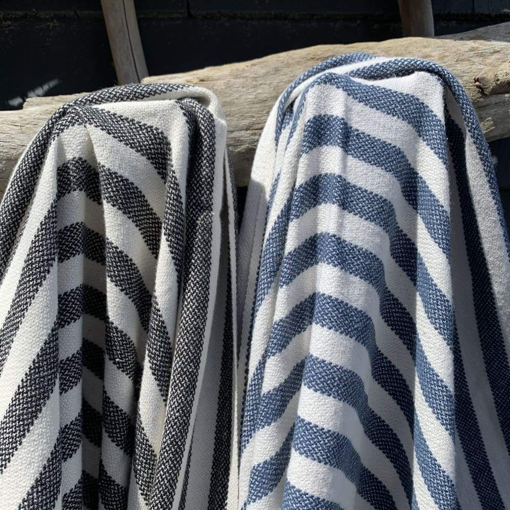 jao-turkish-beach-hammam-hamamtuch-schwarz-gestreift-xl image 1