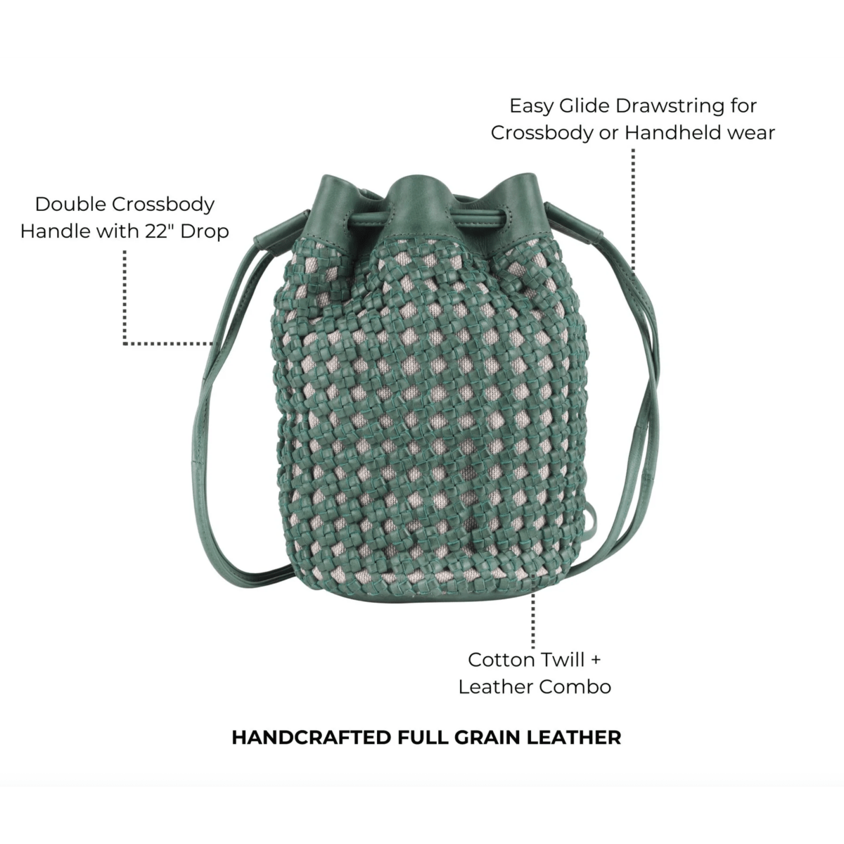 jao-brand-woven-crossbody-bag-ledertasche-geflochten-t-rkis image 3