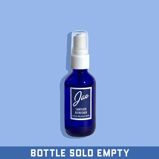 jao-empty-2oz-glass-bottle-glasflasche-blau-nachf-llbar image 1