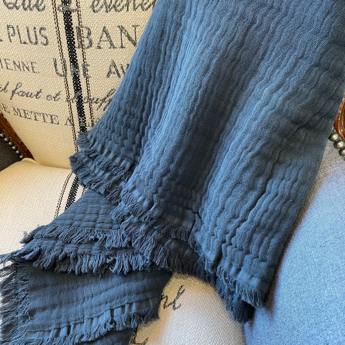 jao-gauze-cotton-throw-baumwolldecke-denim-weich image 1